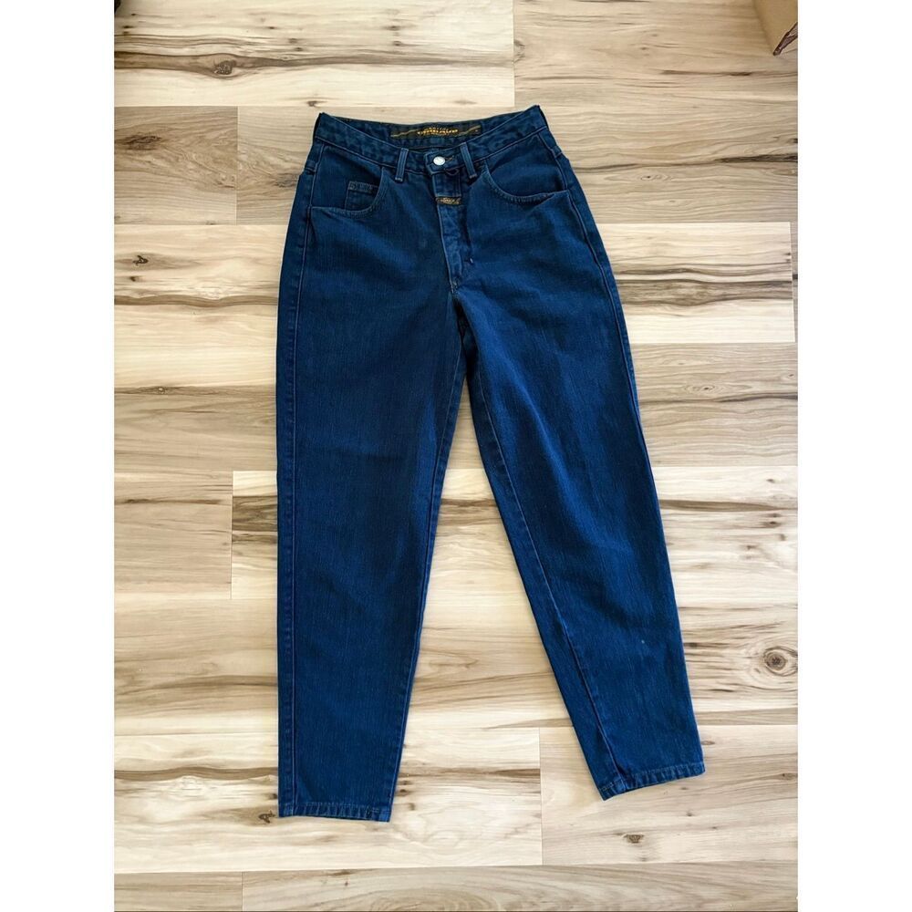 Marithe Francois Girbaud Vintage 80's High Waisted Mom Jeans Stone Wash Size 26